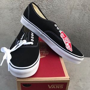 Vans authentic shoes black and white NIBWT!! 🔥